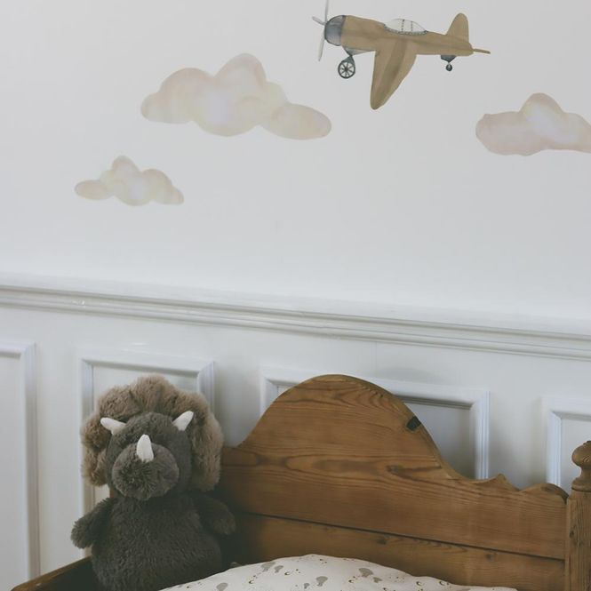 Hovedbilde Wallsticker | Retro fly | brun | Thats mine