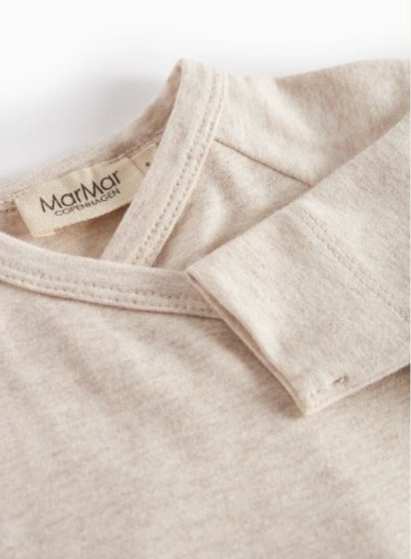 Rubetta, Sparkedress med fot - Lys Beige Melange, MODAL